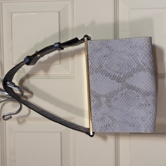 NWOT Kate Spade leather snakeskin-like handbag - Picture 7 of 13